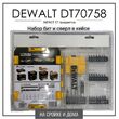 Набор бит и сверл DEWALT DT70758 ударных 57шт - РЕМТУЛС