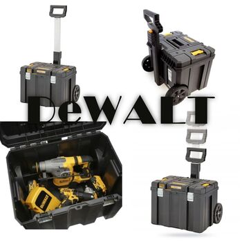 Ящик-тележка для инструментов DeWALT TSTAK 2.0 DWST83347-1, 51x51x64 см, черный - РЕМТУЛС